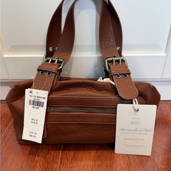 Abercrombie & Fitch Bowler Bag Purse - Picture 2 of 8